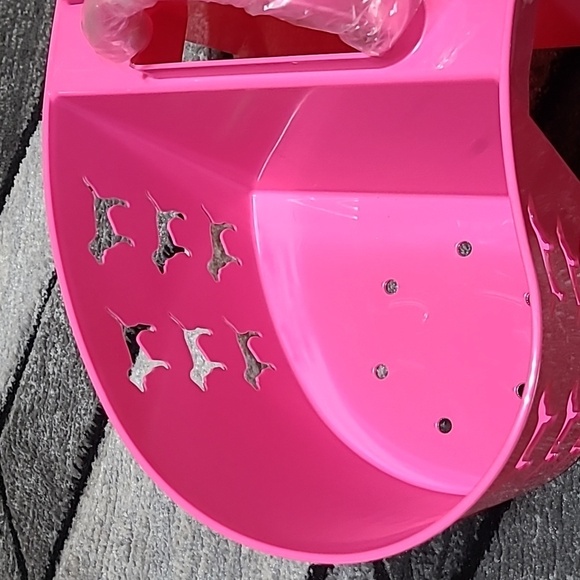 VS PINK DOG CUT-OUT LOGO HANDLE DURABLE PLASTIC STORAGE SHOWER CADDY - Picture 9 of 13